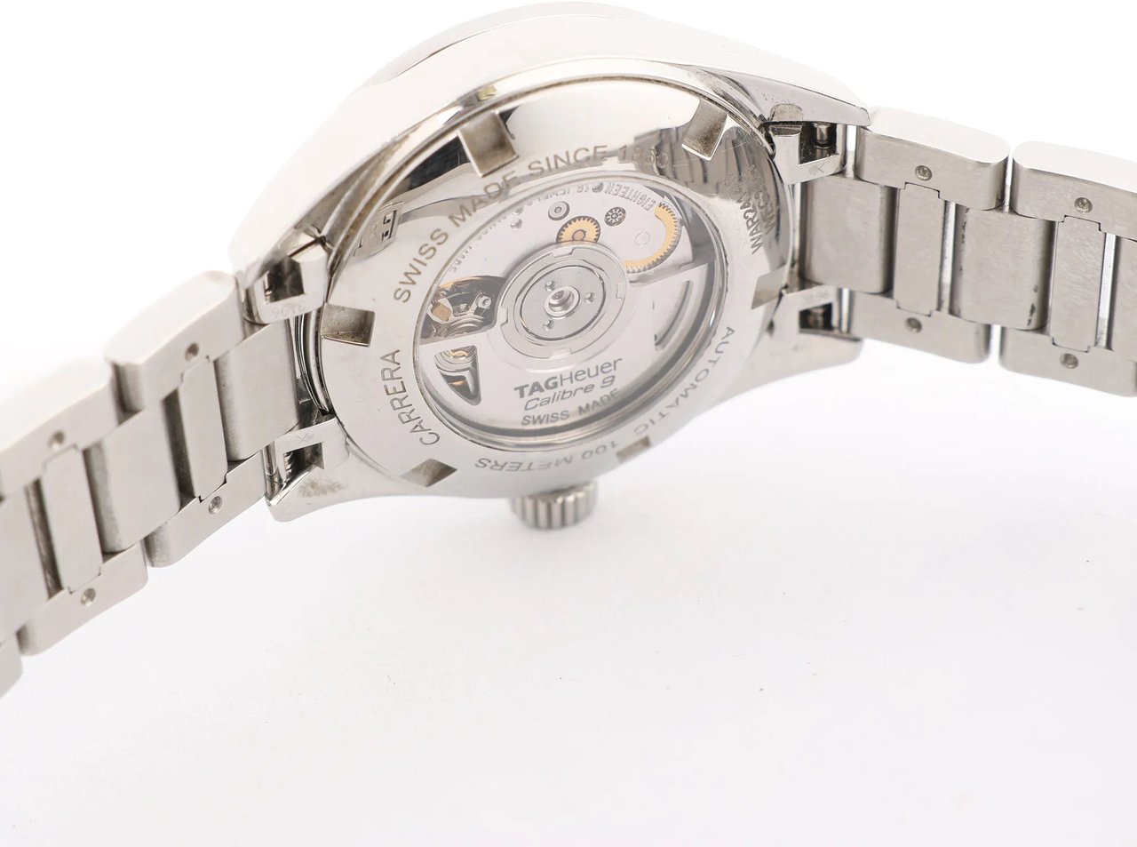 Tag Heuer TAG Heuer Carrera 12PD WAR2414 WEG2827 SS AT Watch with White Dial Divers