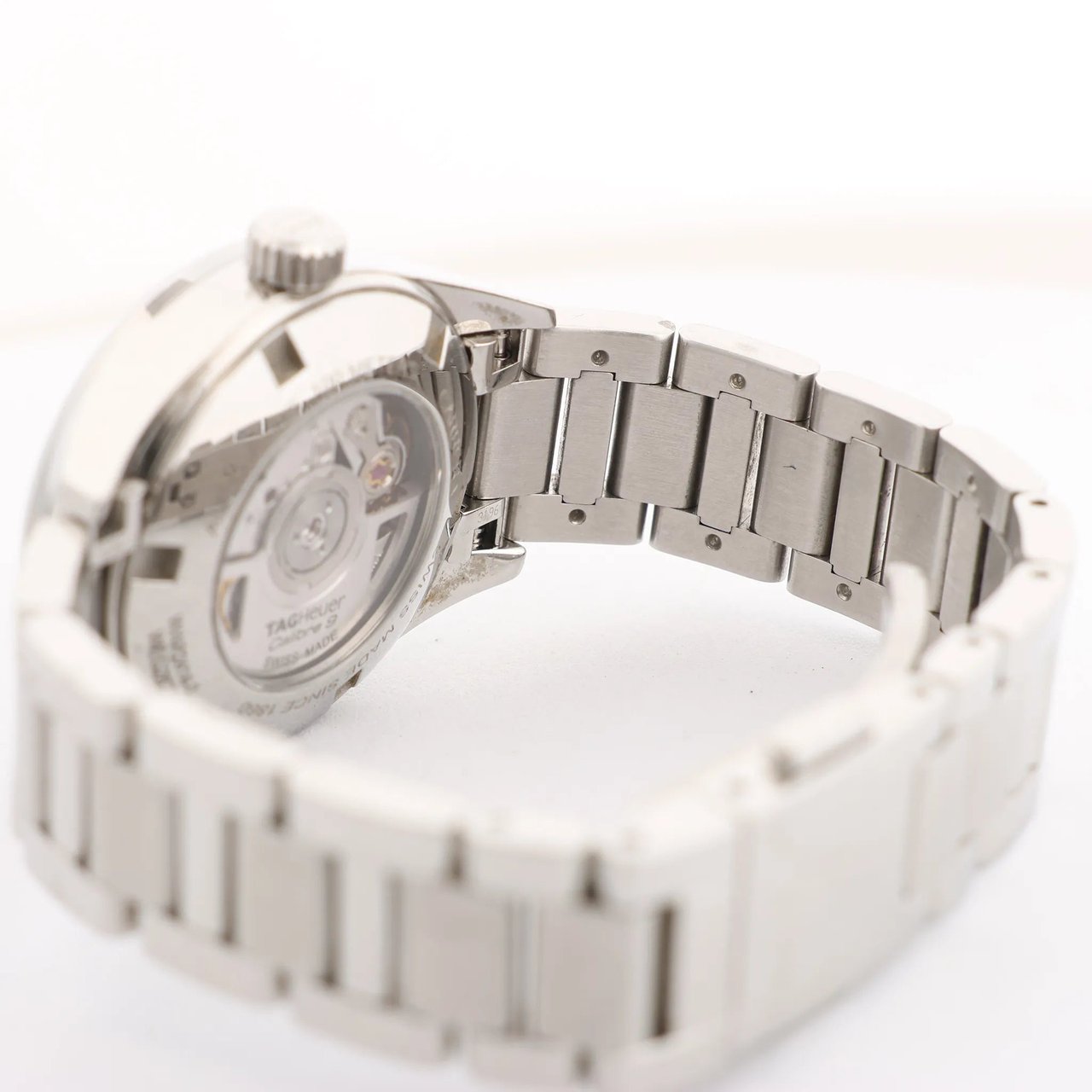 Tag Heuer TAG Heuer Carrera 12PD WAR2414 WEG2827 SS AT Watch with White Dial Divers