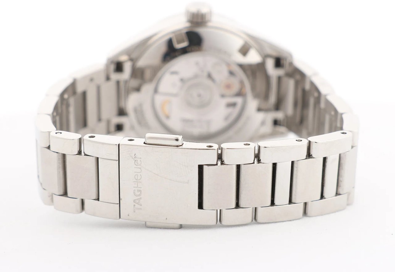 Tag Heuer TAG Heuer Carrera 12PD WAR2414 WEG2827 SS AT Watch with White Dial Divers