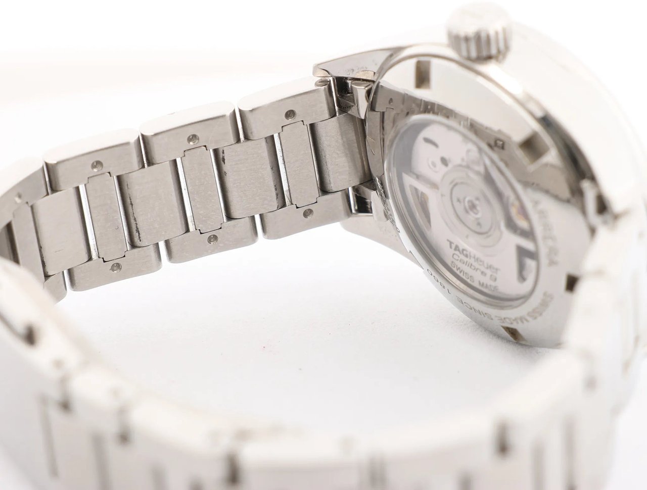 Tag Heuer TAG Heuer Carrera 12PD WAR2414 WEG2827 SS AT Watch with White Dial Divers