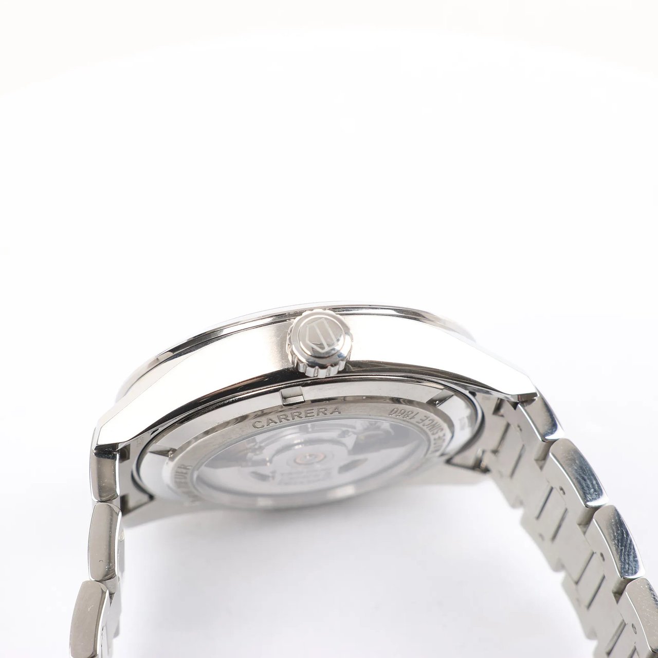 Tag Heuer TAG Heuer Carrera Calibre 5  WBN2110 BEG0987 SS AT Watch with Black Dial Zwart