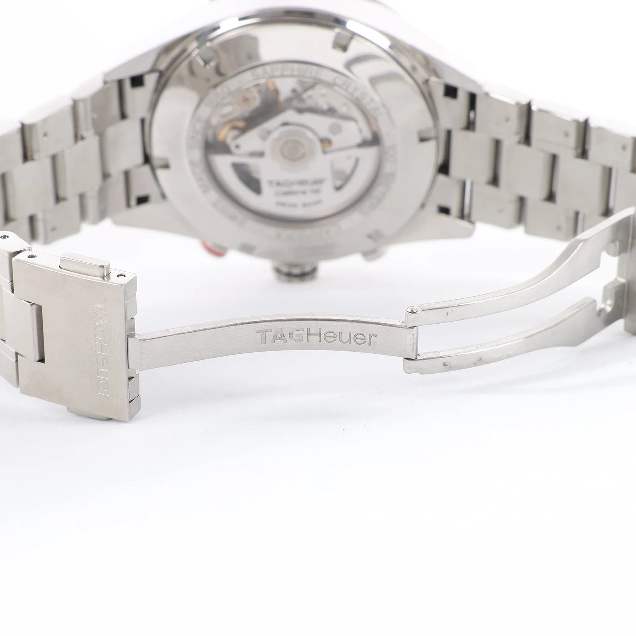 Tag Heuer TAG Heuer Carrera Calibre 16 CV2A10.BA0796 RPM4267 SS AT Watch with Black Dial Zwart