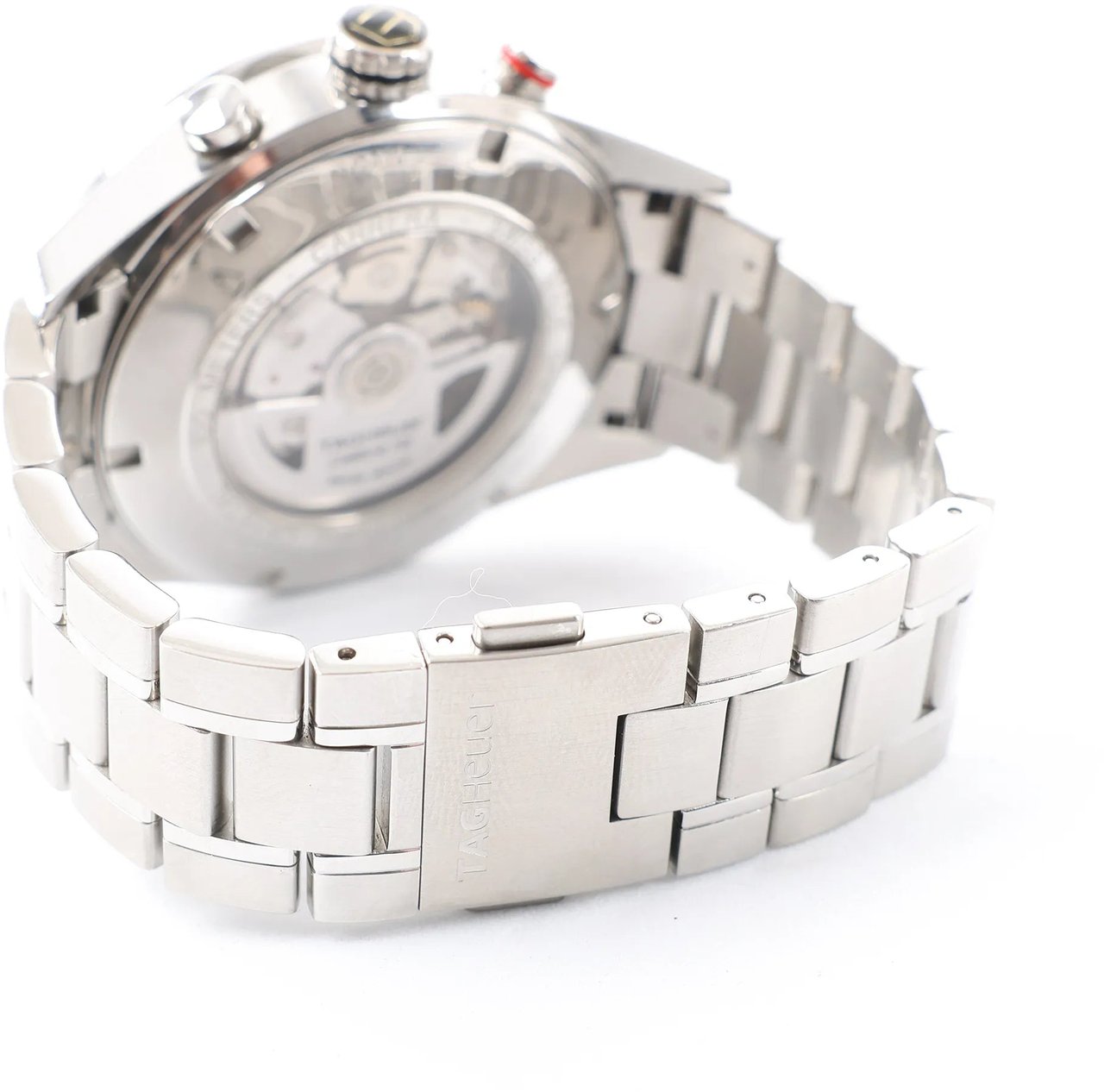 Tag Heuer TAG Heuer Carrera Calibre 16 CV2A10.BA0796 RPM4267 SS AT Watch with Black Dial Zwart