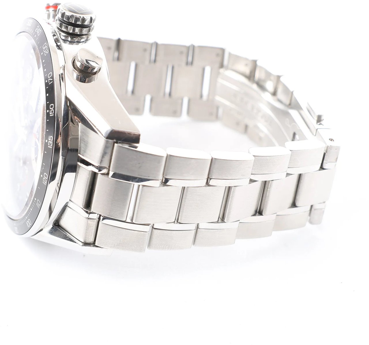 Tag Heuer TAG Heuer Carrera Calibre 16 CV2A10.BA0796 RPM4267 SS AT Watch with Black Dial Zwart