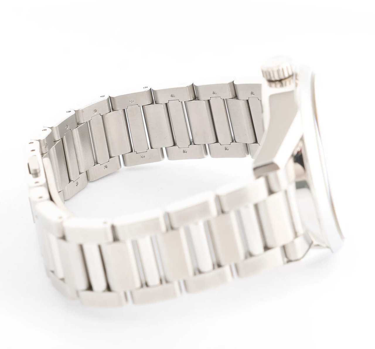 Tag Heuer TAG Heuer Carrera Calibre 5 WAR201C-1 WMF4244 SS AT Watch with Black Dial Zwart