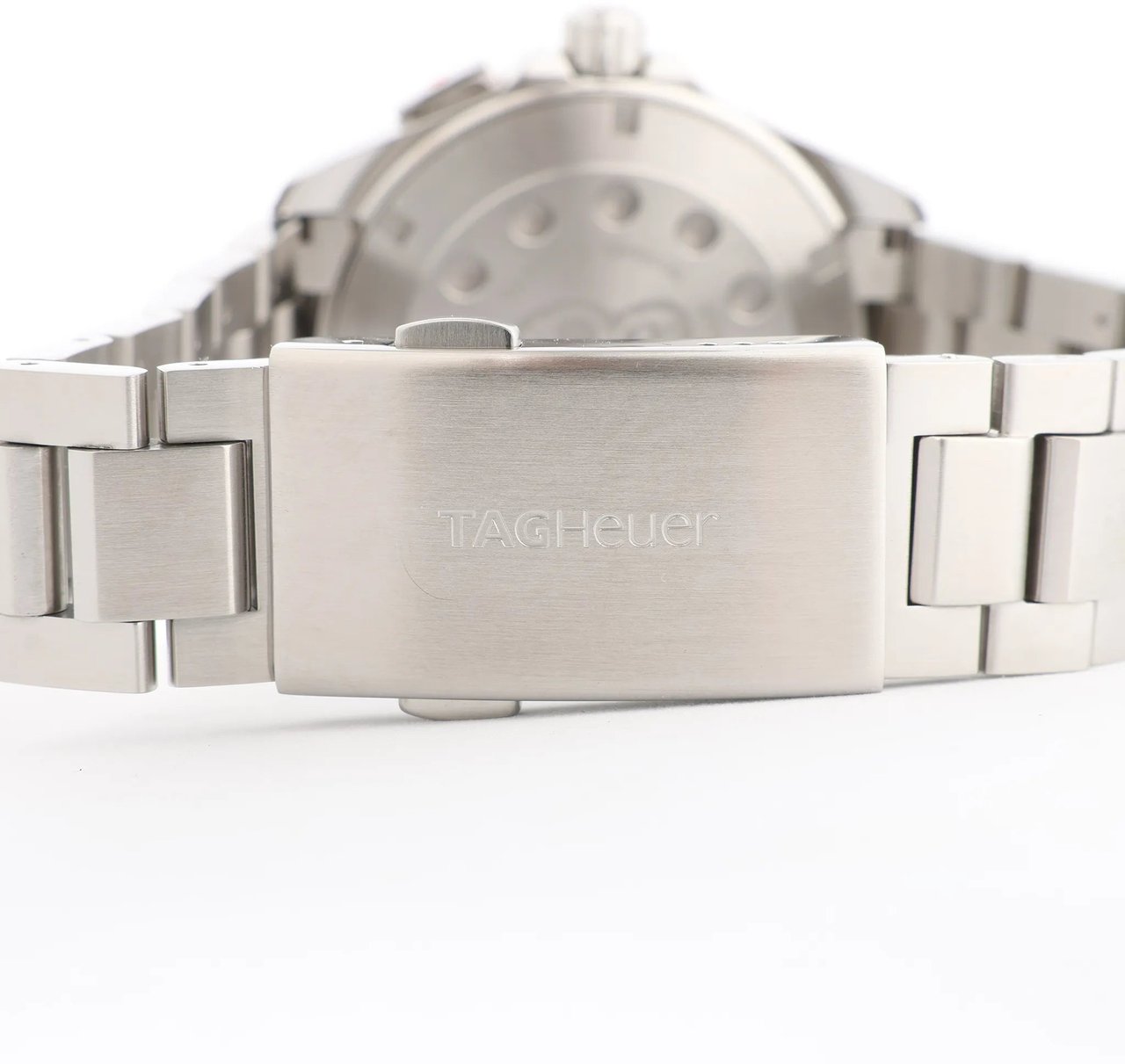 Tag Heuer TAG Heuer Aqua Racer WAY111Z WUA2031 SS QZ Watch with Black Dial Zwart