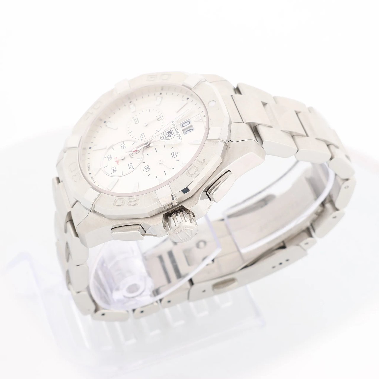 Tag Heuer TAG Heuer Aqua Racer CAY1111.BA0927 WBH7951 SS QZ Watch with Beige Dial Beige