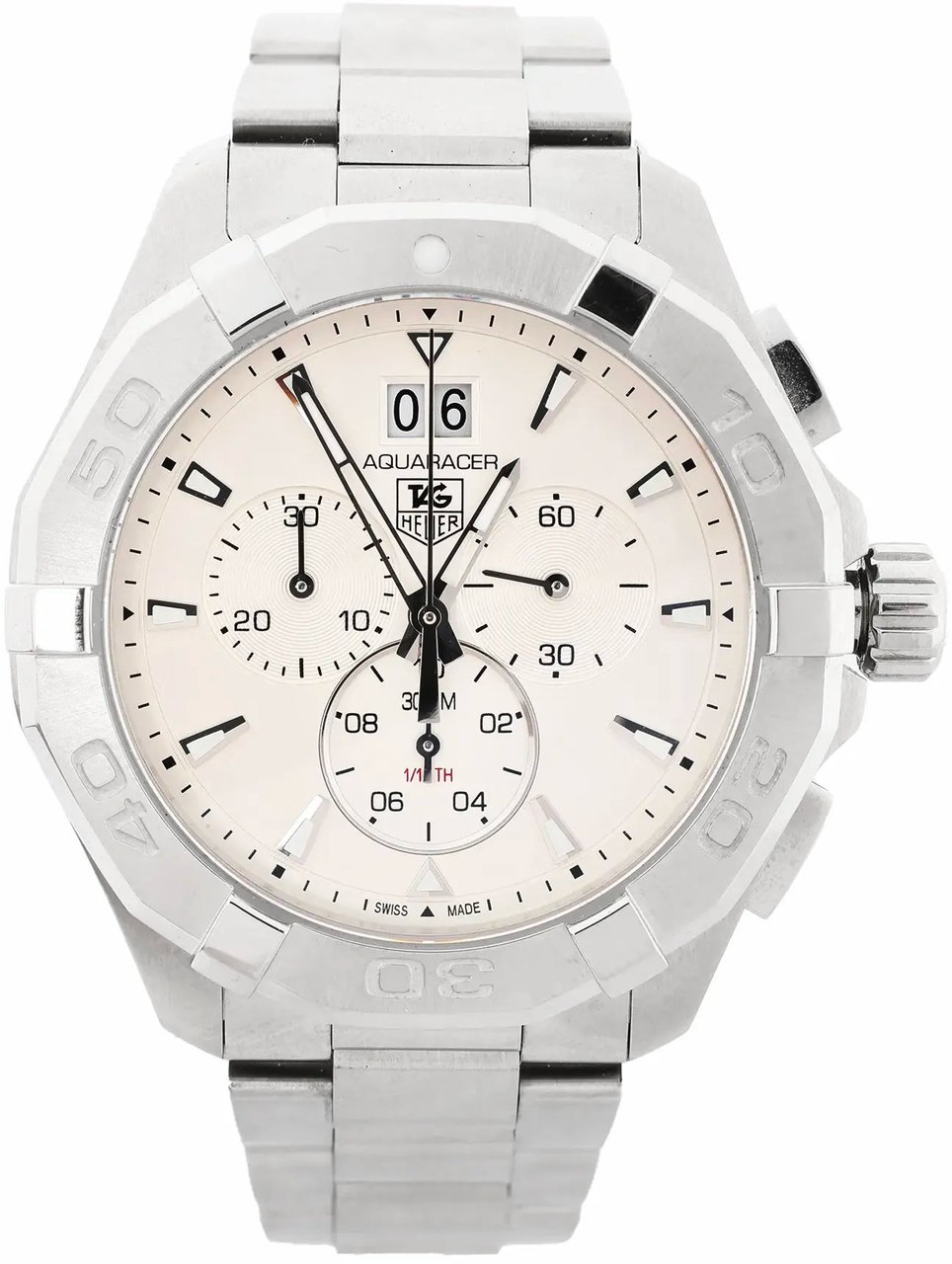 Tag Heuer TAG Heuer Aqua Racer CAY1111.BA0927 WBH7951 SS QZ Watch with Beige Dial Beige