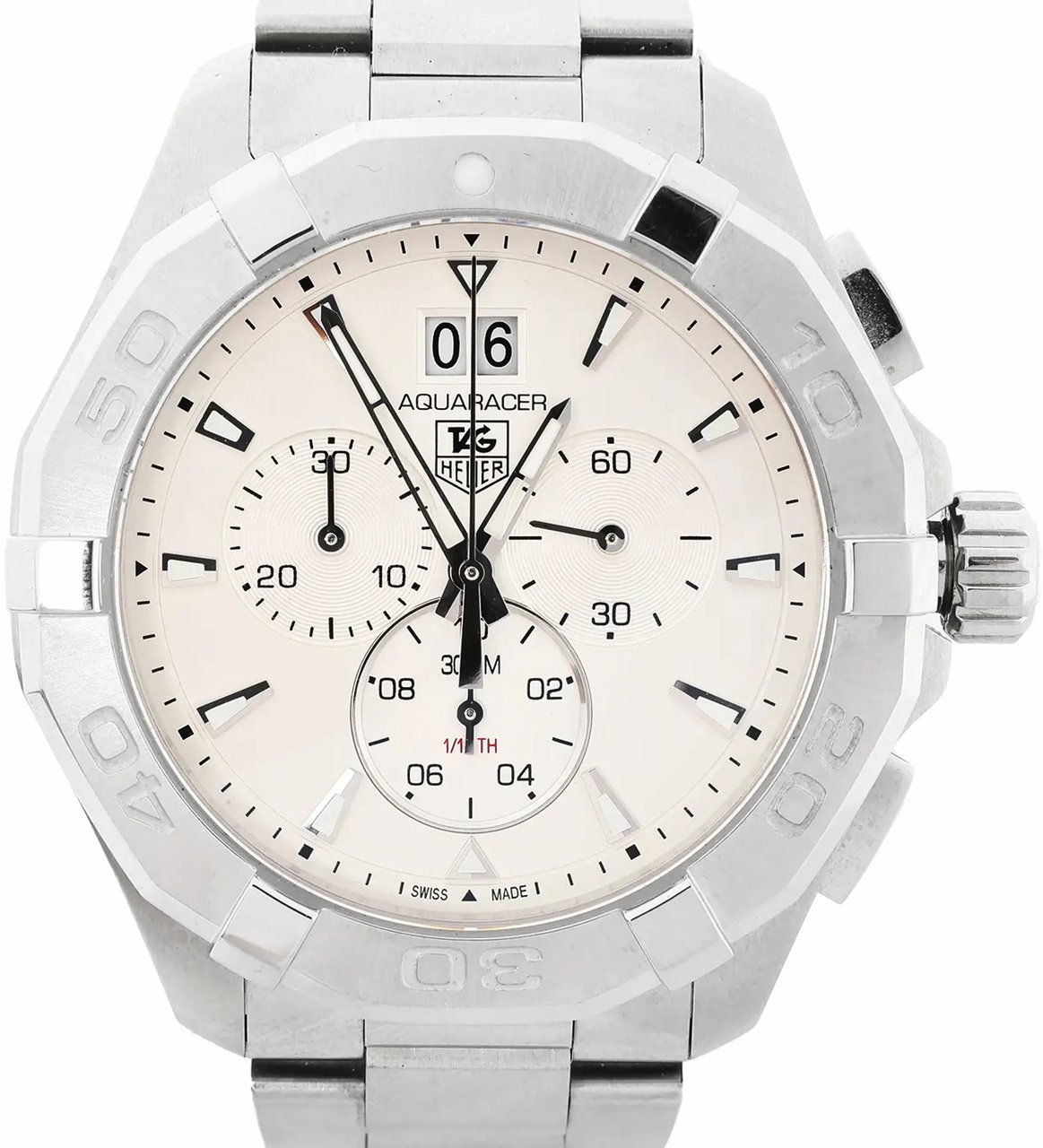 Tag Heuer TAG Heuer Aqua Racer CAY1111.BA0927 WBH7951 SS QZ Watch with Beige Dial Beige