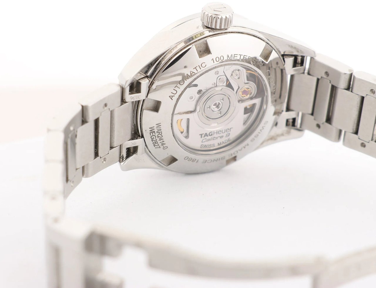 Tag Heuer TAG Heuer Carrera 12PD WAR2414 WEG2827 SS AT Watch with White Dial Divers