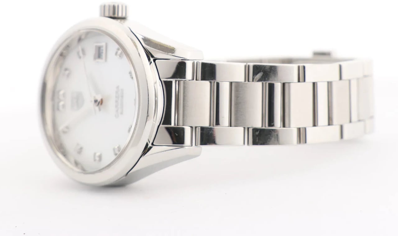 Tag Heuer TAG Heuer Carrera 12PD WAR2414 WEG2827 SS AT Watch with White Dial Divers