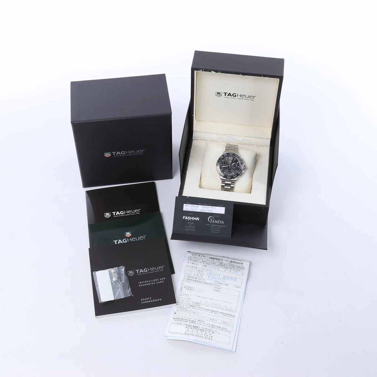 TAG Heuer Formula 1 CAU1115 EAH5110 SS QZ Watch with Gray Dial Grijs