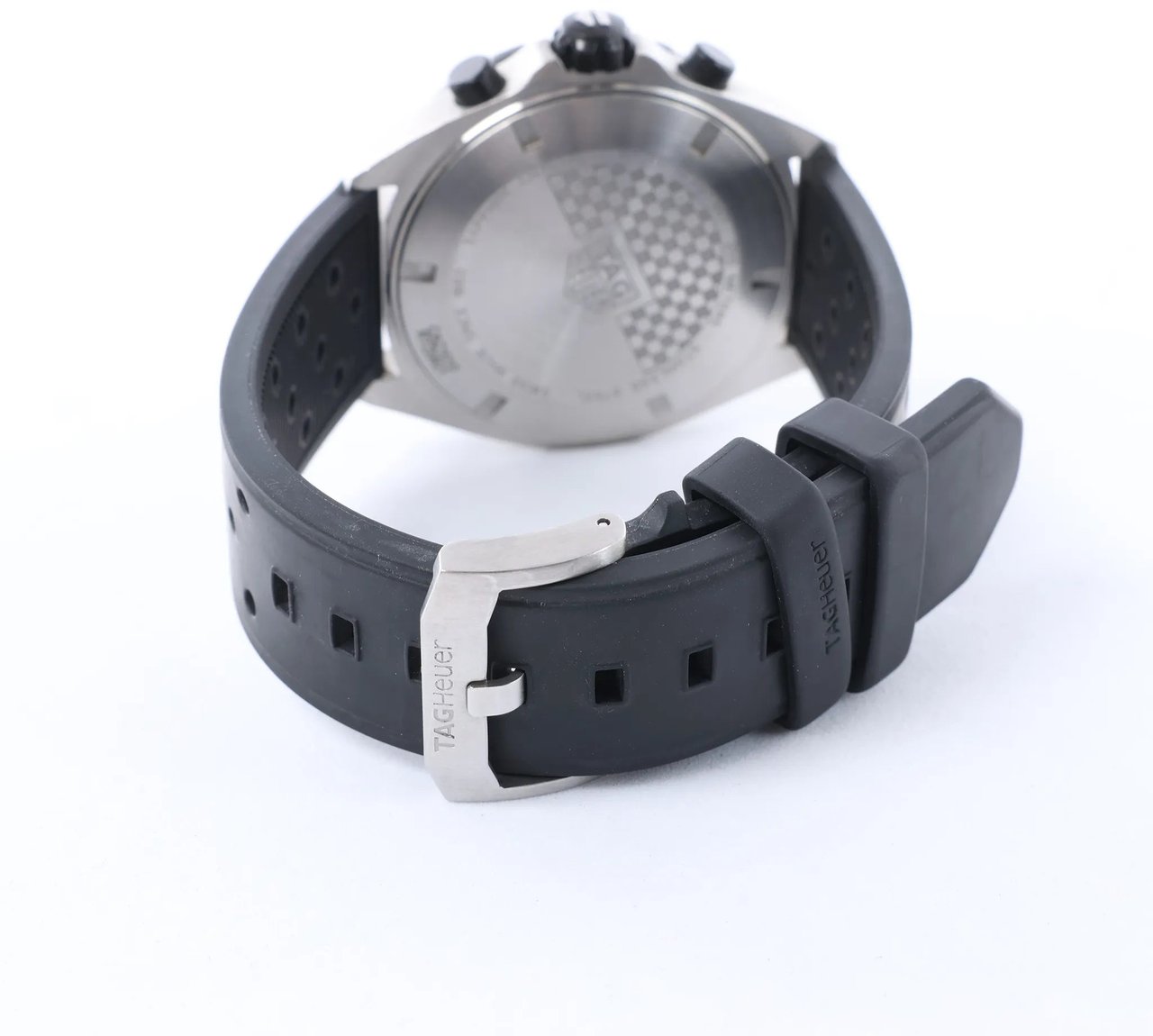 TAG Heuer Formula 1 CAZ1010 RTZ0821 SS x Rubber QZ Watch with Black Dial Zwart