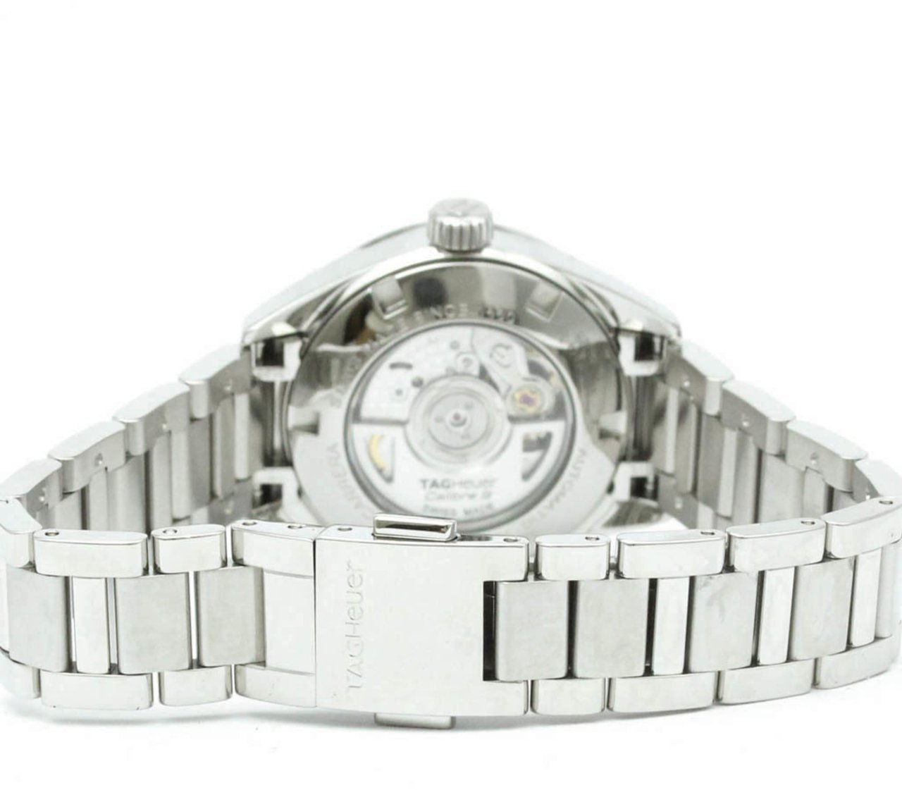 Tag Heuer Carrera Calibre 9 Automatic Stainless Steel with Mother of Pearl and Diamond Markers 28 Divers