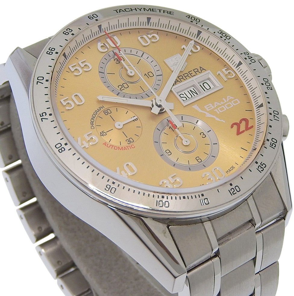 Tag Heuer Carrera Calibre 16 Chronograph Day Date Automatic Stainless Steel 43 Divers