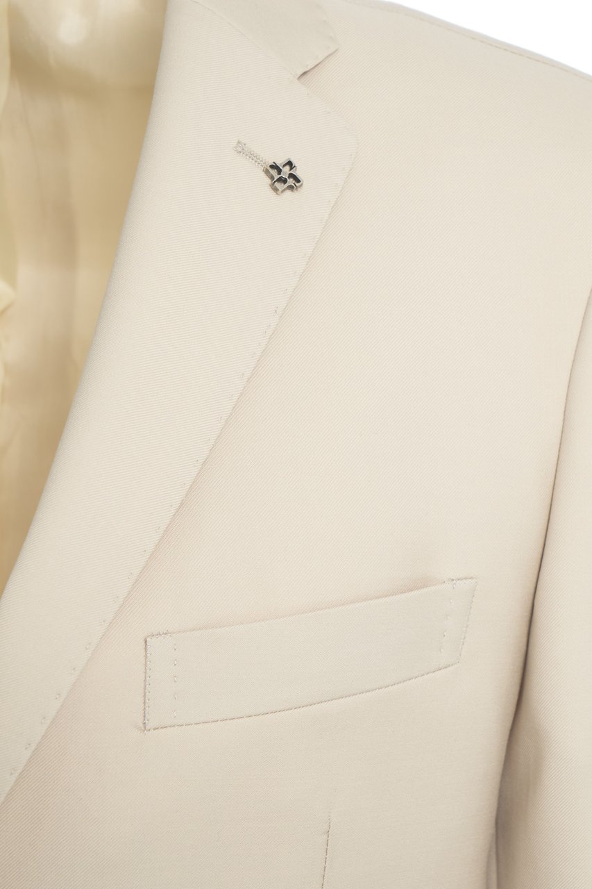 Tagliatore Virgin wool suit Beige