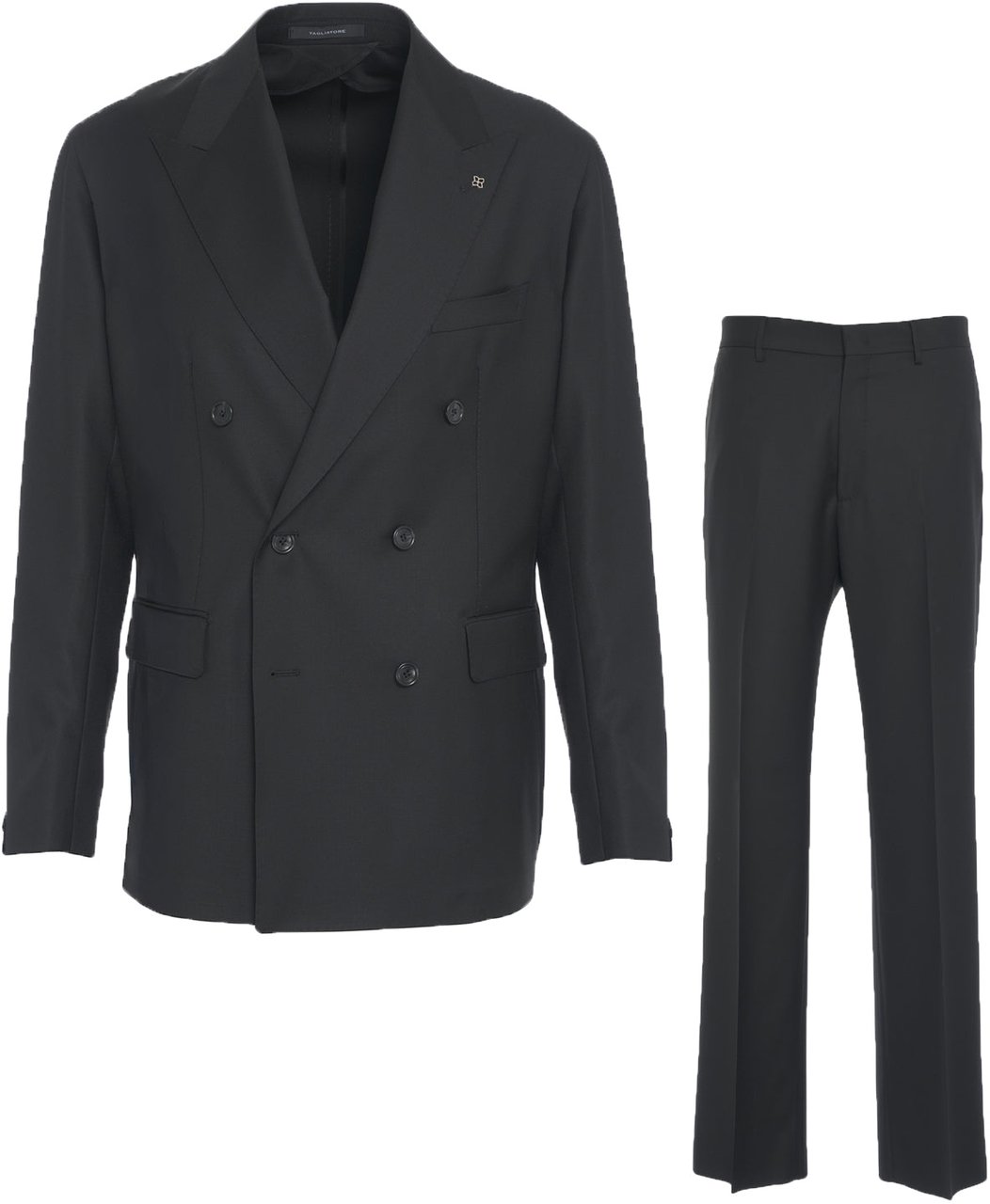 Tagliatore Virgin wool suit Zwart