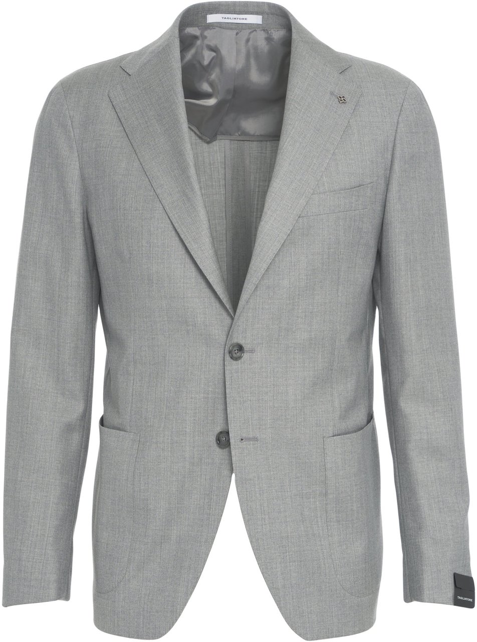 Tagliatore Virgin wool suit Grijs
