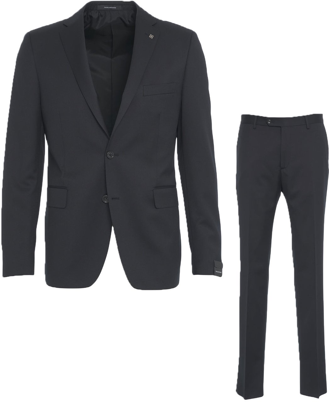 Tagliatore Virgin wool suit Zwart