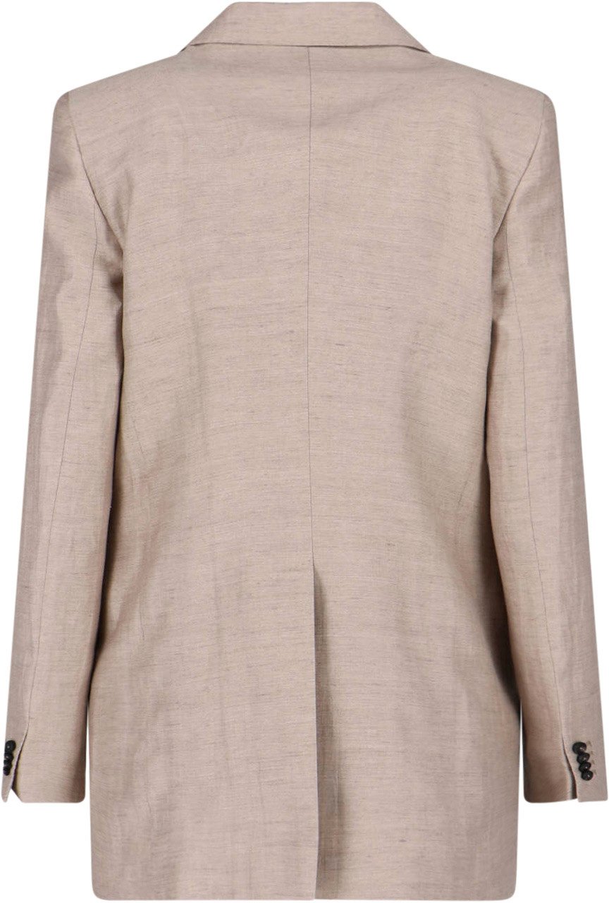 Tagliatore Adrianne Single-Breasted Suit – Beige Neutraal