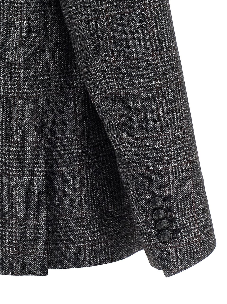 Tagliatore Gray Virgin Wool Blazer Grijs