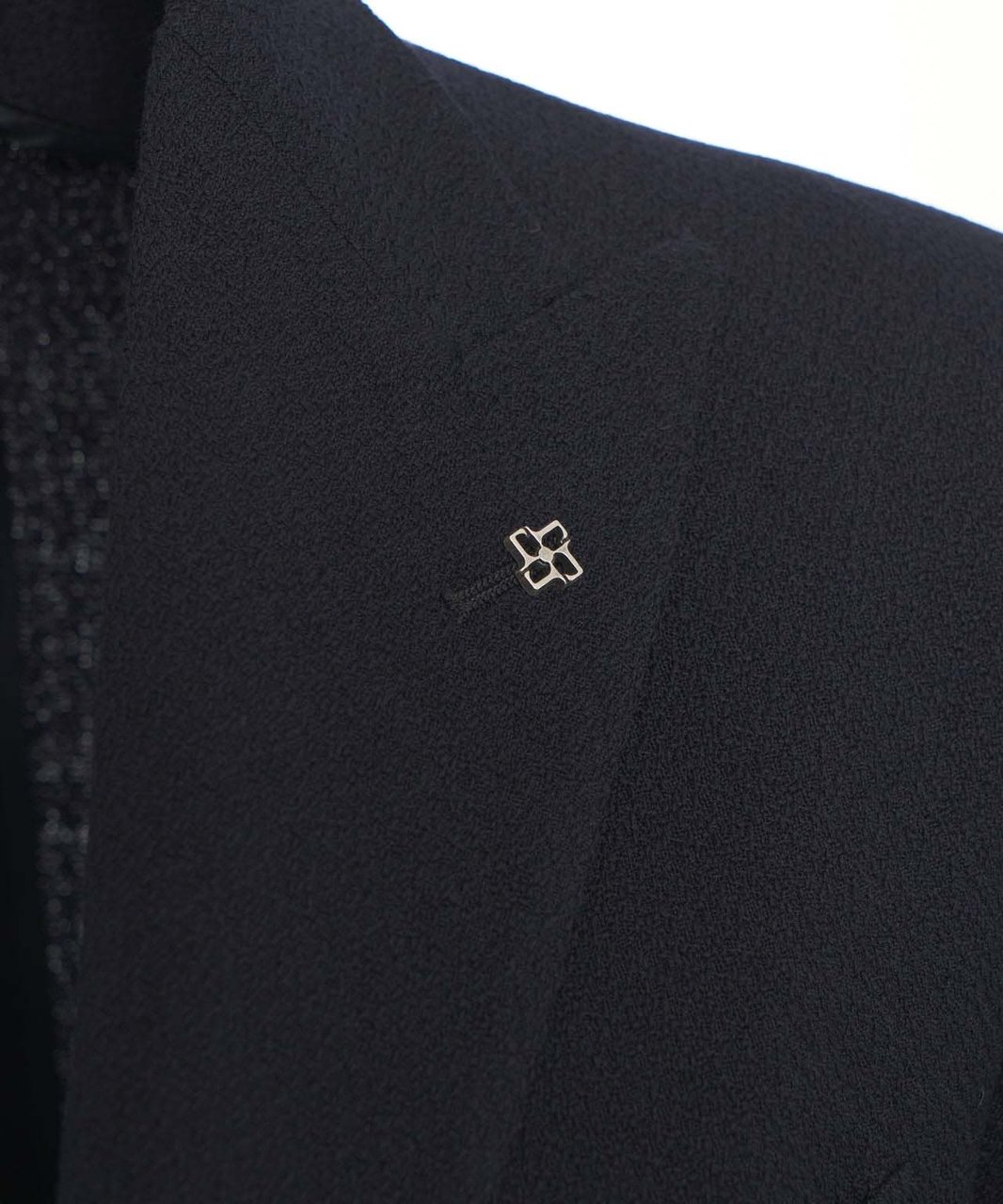 Tagliatore Textured virgin wool blazer Blauw