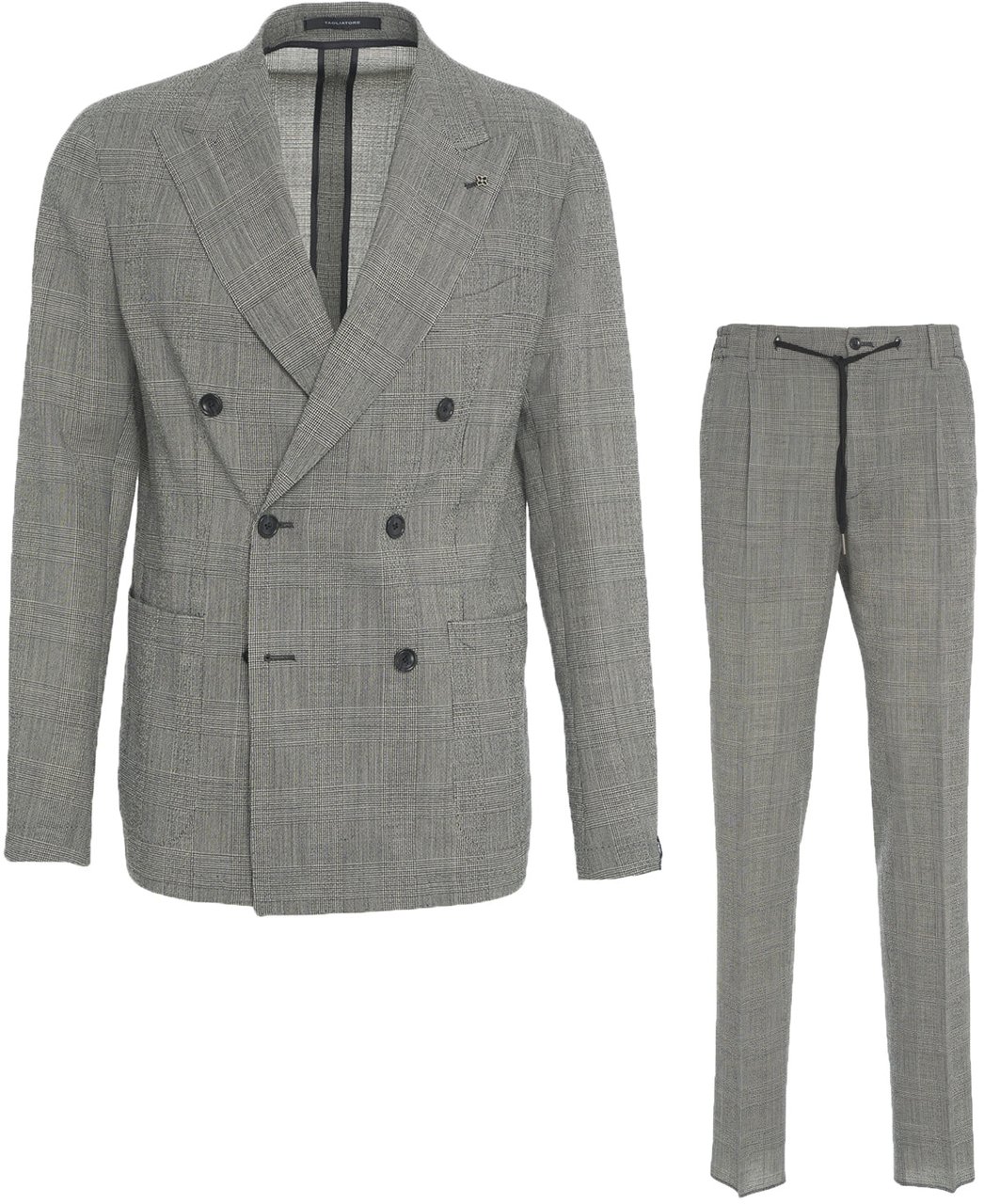 Tagliatore Virgin wool suit Zwart