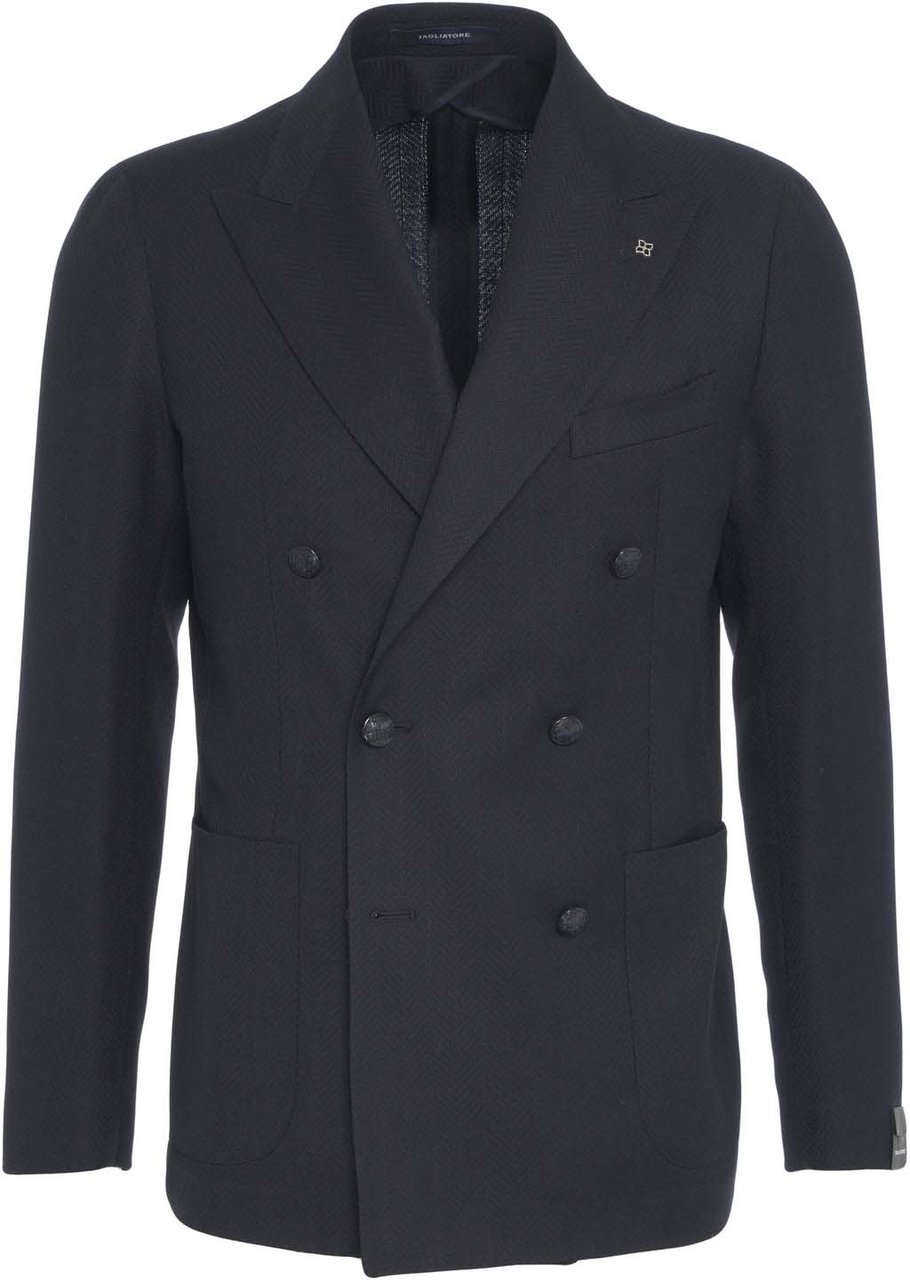 Tagliatore Doublebreasted blazer Blauw