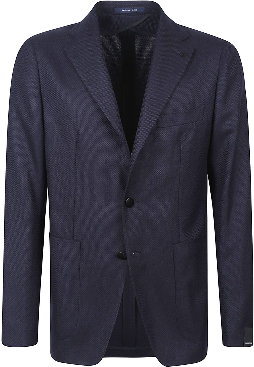 Tagliatore Montecarlo Jacket Blue Blauw