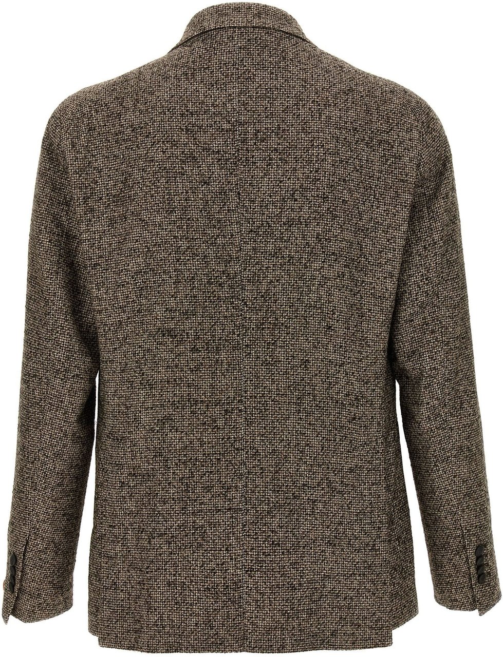 Tagliatore Brown Virgin Wool Blazer Bruin