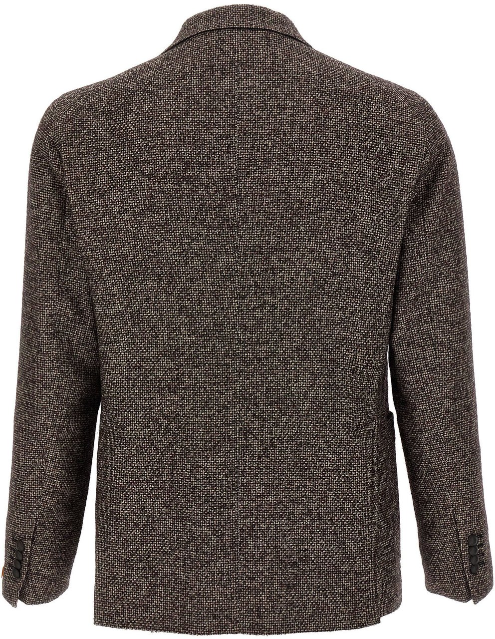 Tagliatore Brown Virgin Wool Blazer Bruin