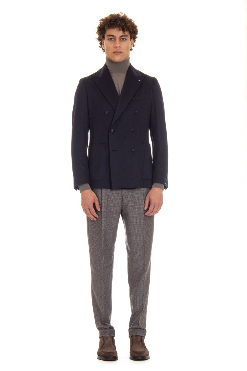 Tagliatore Pure Camel Montecarlo Jacket Zwart