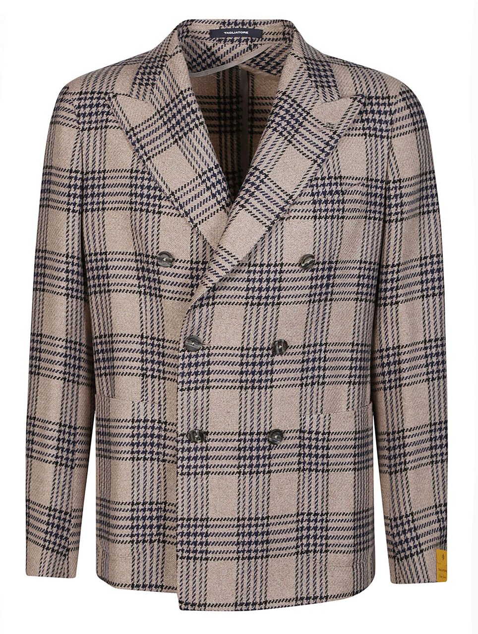 Tagliatore Double-breasted Jacket Brown Bruin
