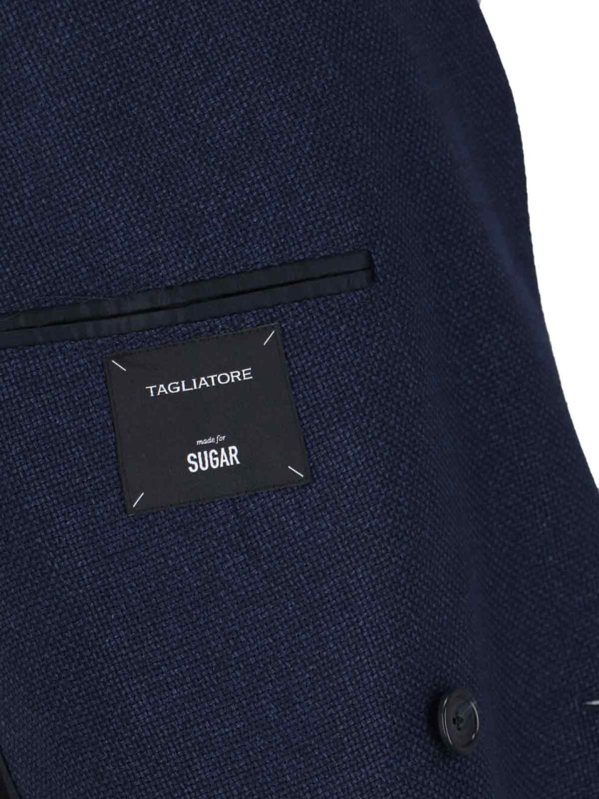 Tagliatore Double-Breasted Blazer – Navy Blue Blauw