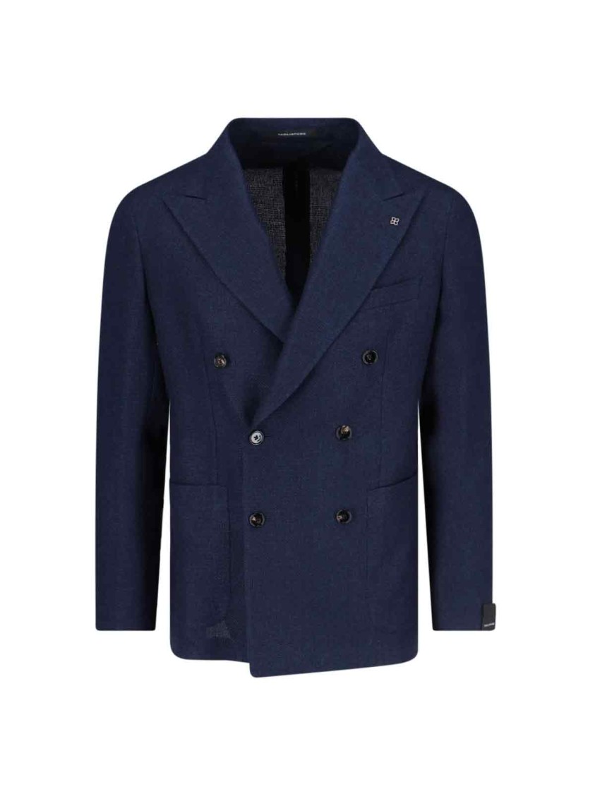 Tagliatore Double-Breasted Blazer – Navy Blue Blauw