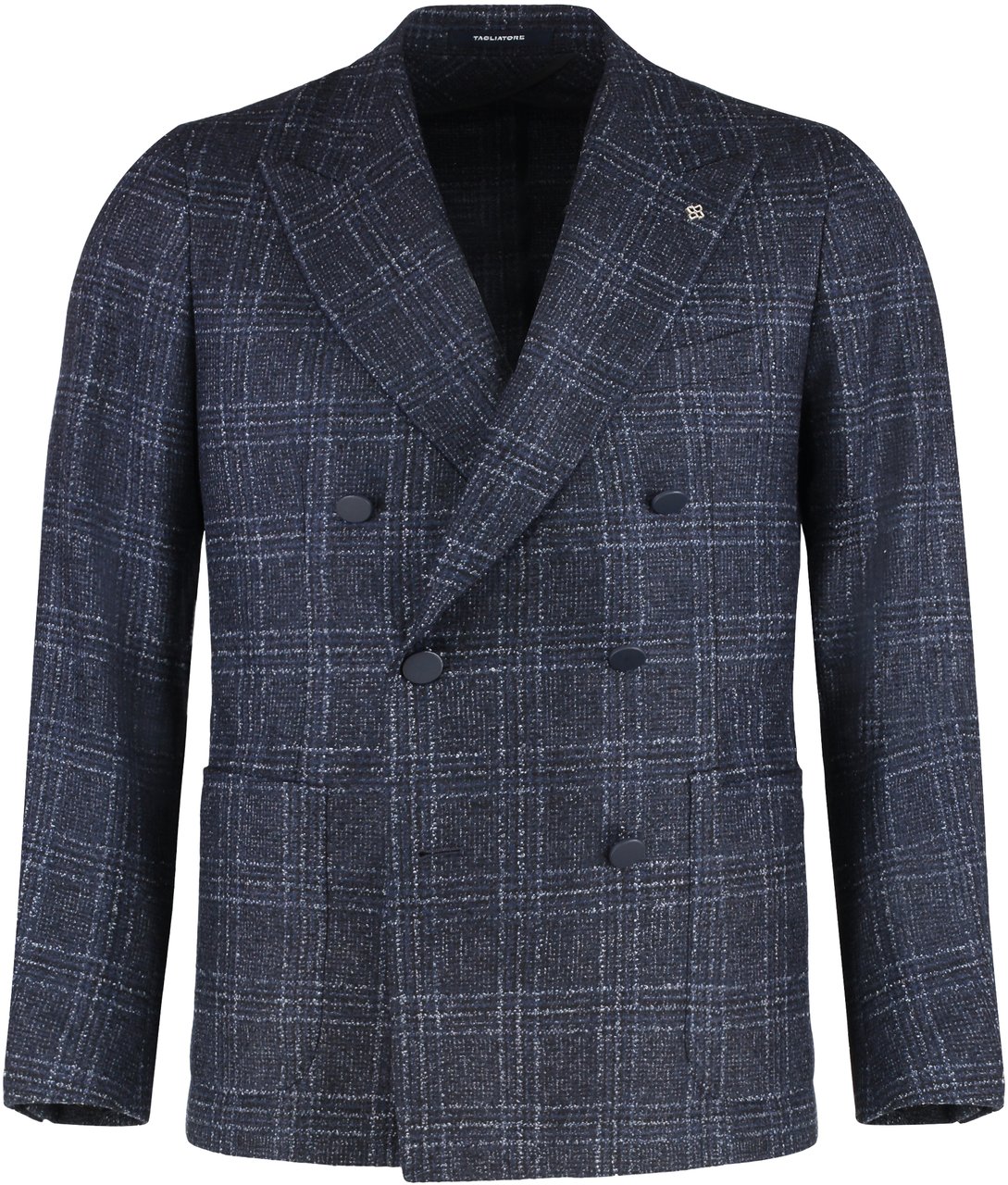 Tagliatore Prince-of-Wales wool jacket Blauw