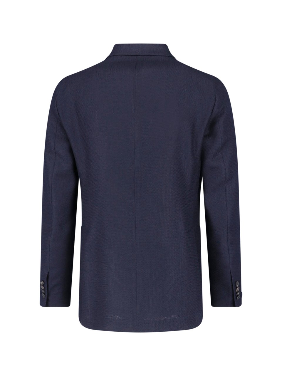 Tagliatore Navy Blue Virgin Wool Blazer Blauw