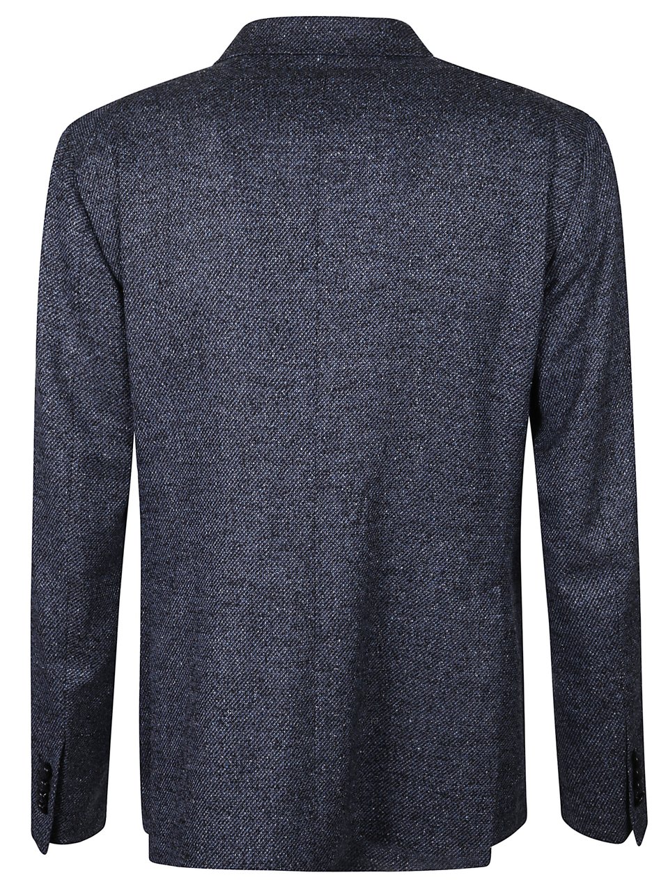 Tagliatore Montecarlo Herringbone Double-Breasted Blazer Blauw
