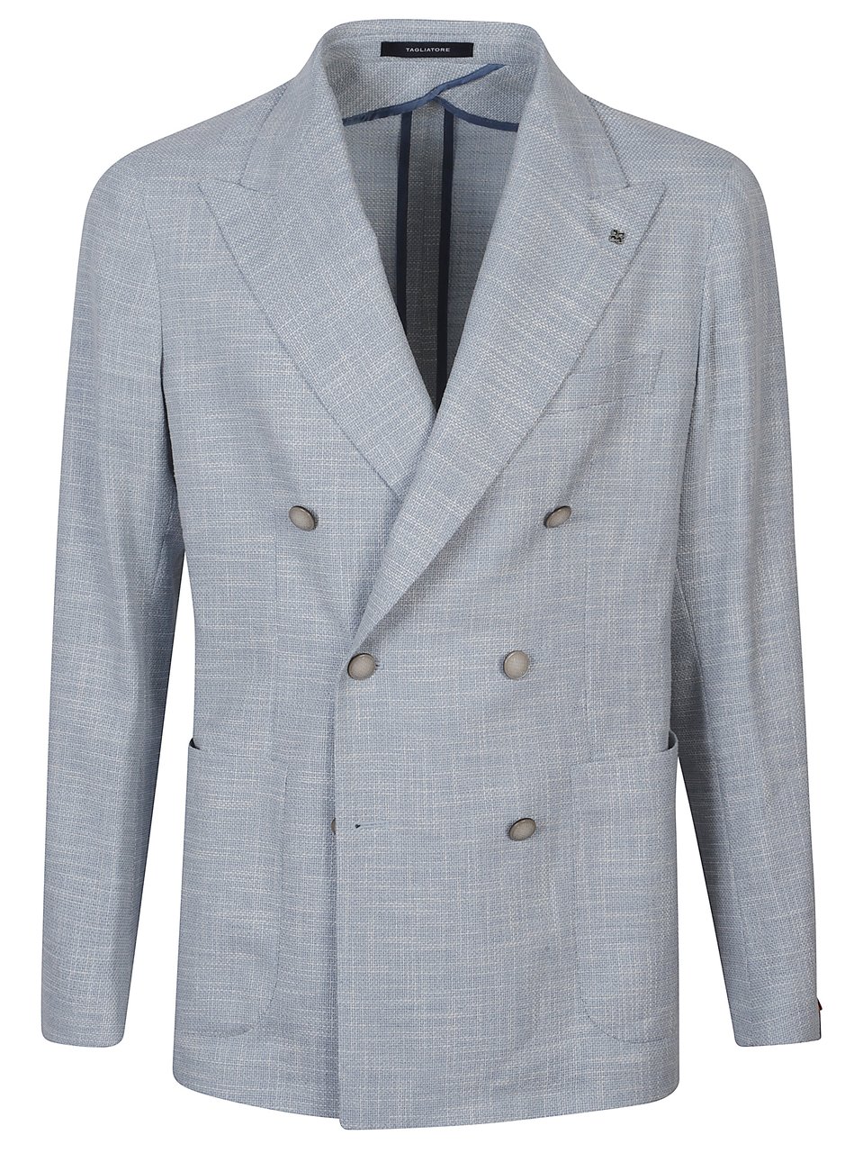 Tagliatore Monte Carlo Double Breasted Blazer Grijs