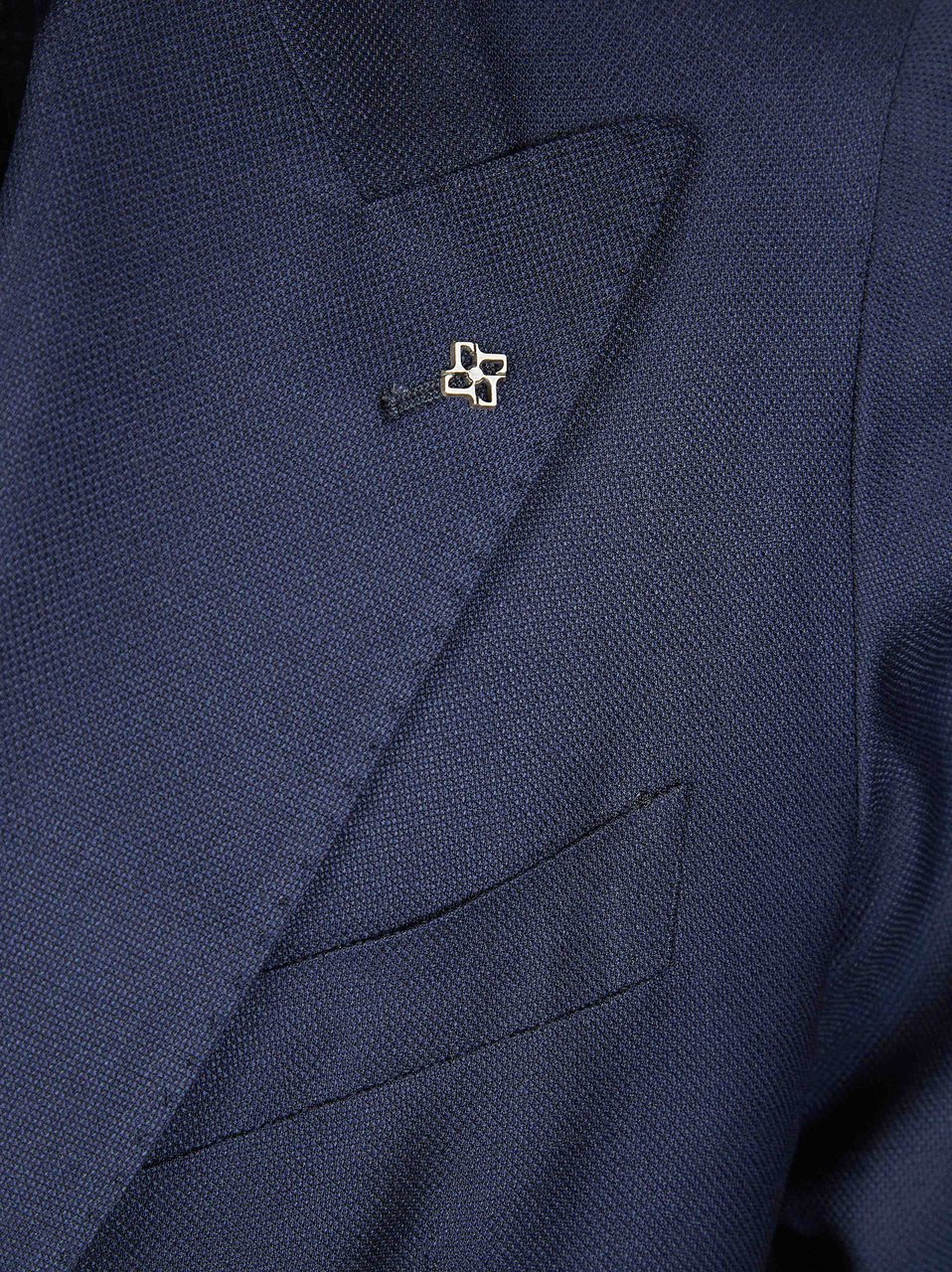 Tagliatore Blue Super 110s Virgin Wool Blazer Grijs