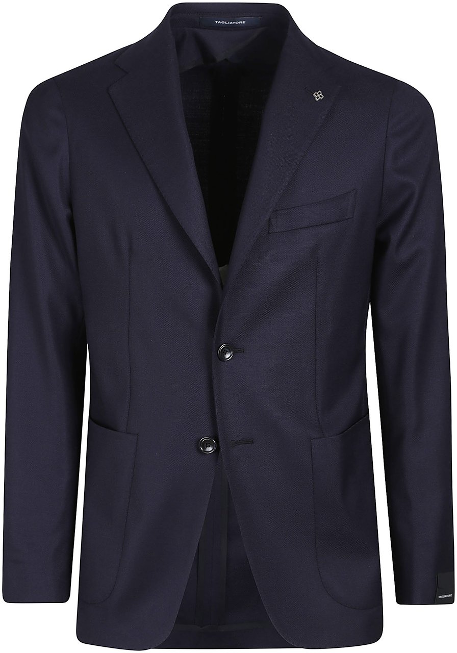 Tagliatore Montecarlo Jacket Blue Blauw