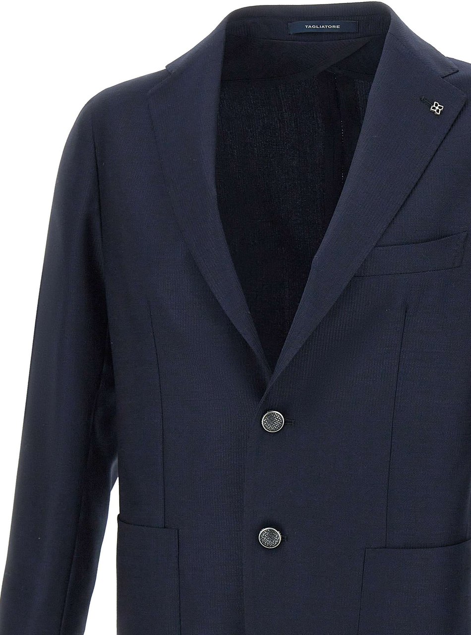 Tagliatore Jackets Blue Navy