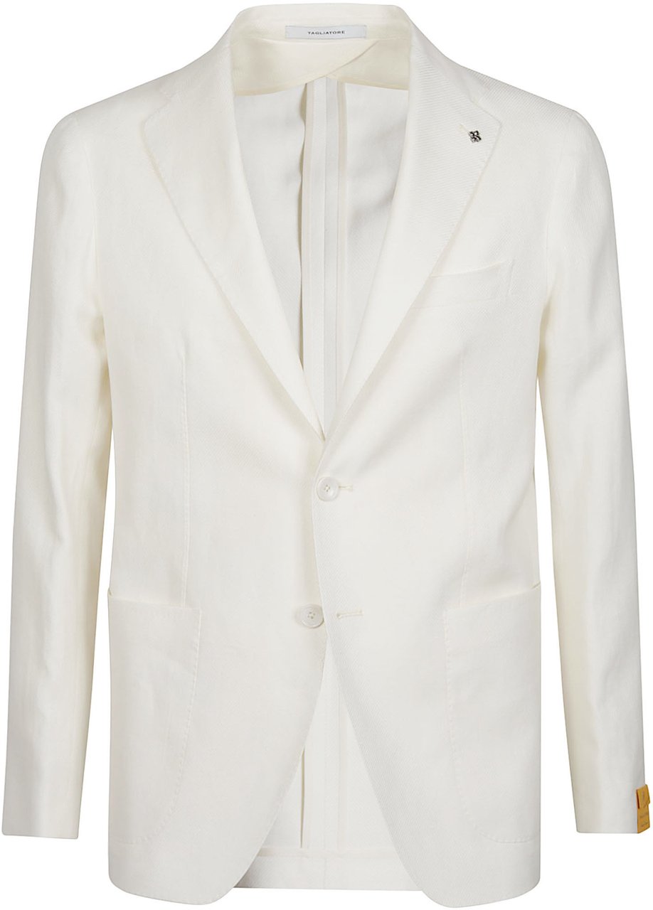 Tagliatore Montecarlo Jacket White Wit