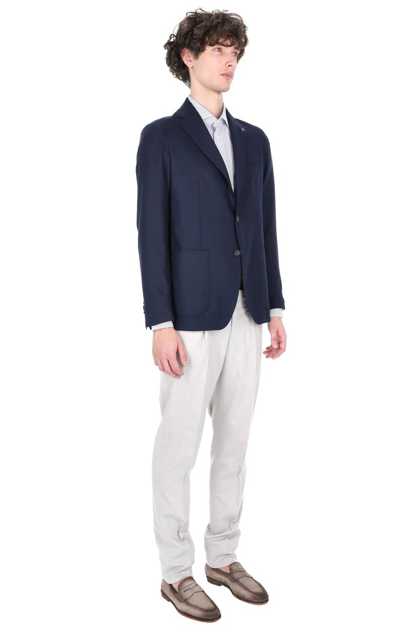 Tagliatore Montecarlo Lightweight Cashmere Blazer Zwart