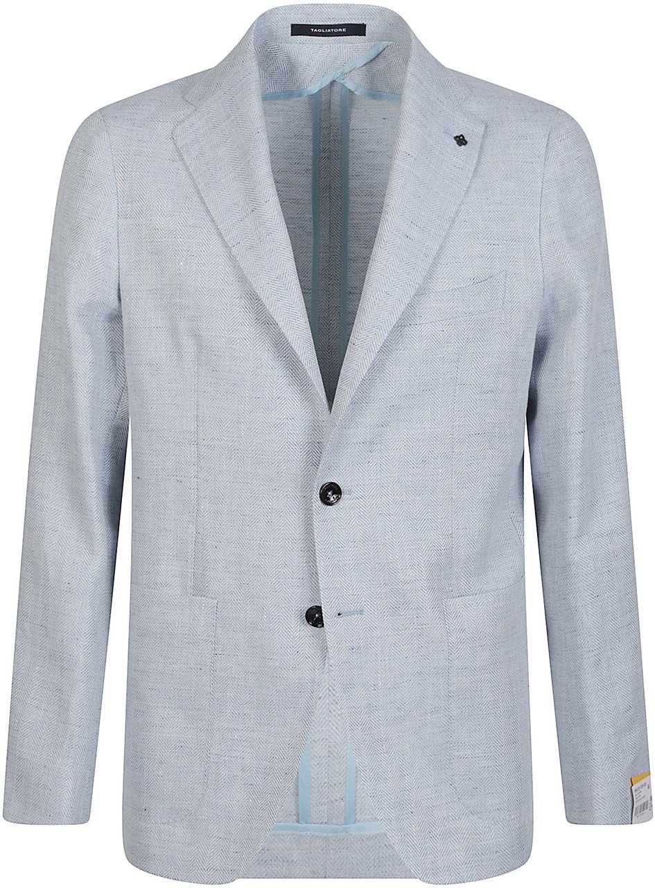 Tagliatore Montecarlo Jacket Blue Blauw