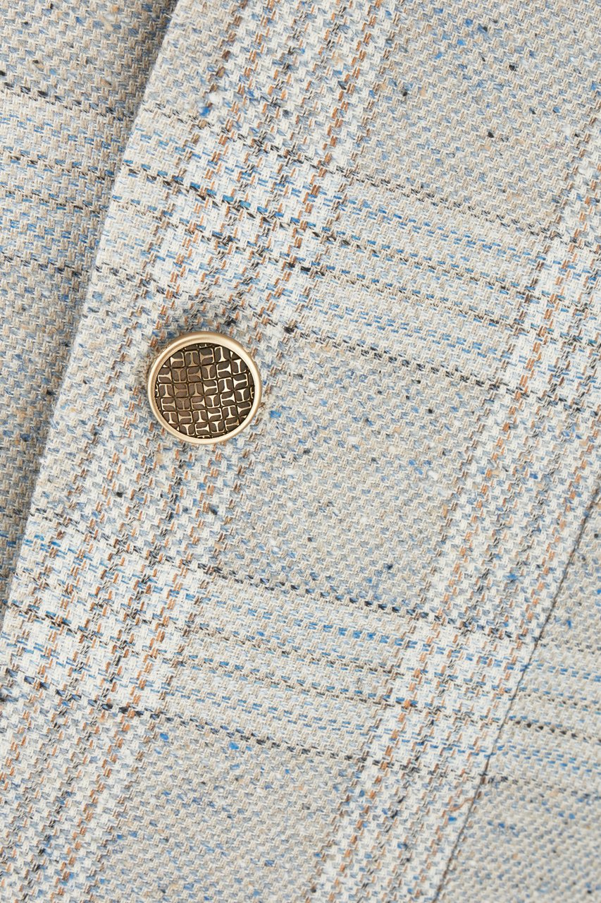 Tagliatore Tagliatore Embroidered cotton blend blazer Divers