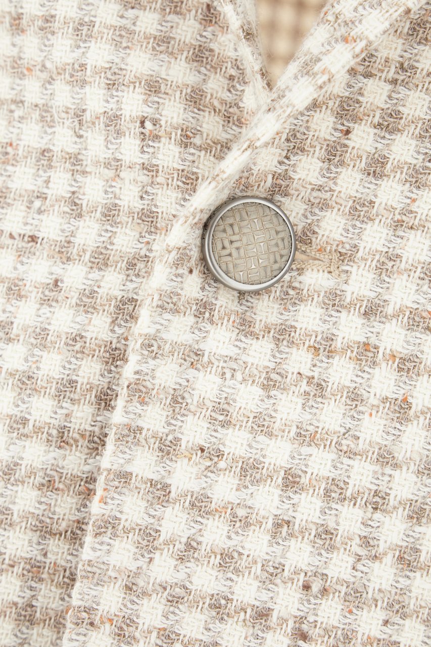 Tagliatore Tagliatore Embroidered stretch cotton blend blazer Divers