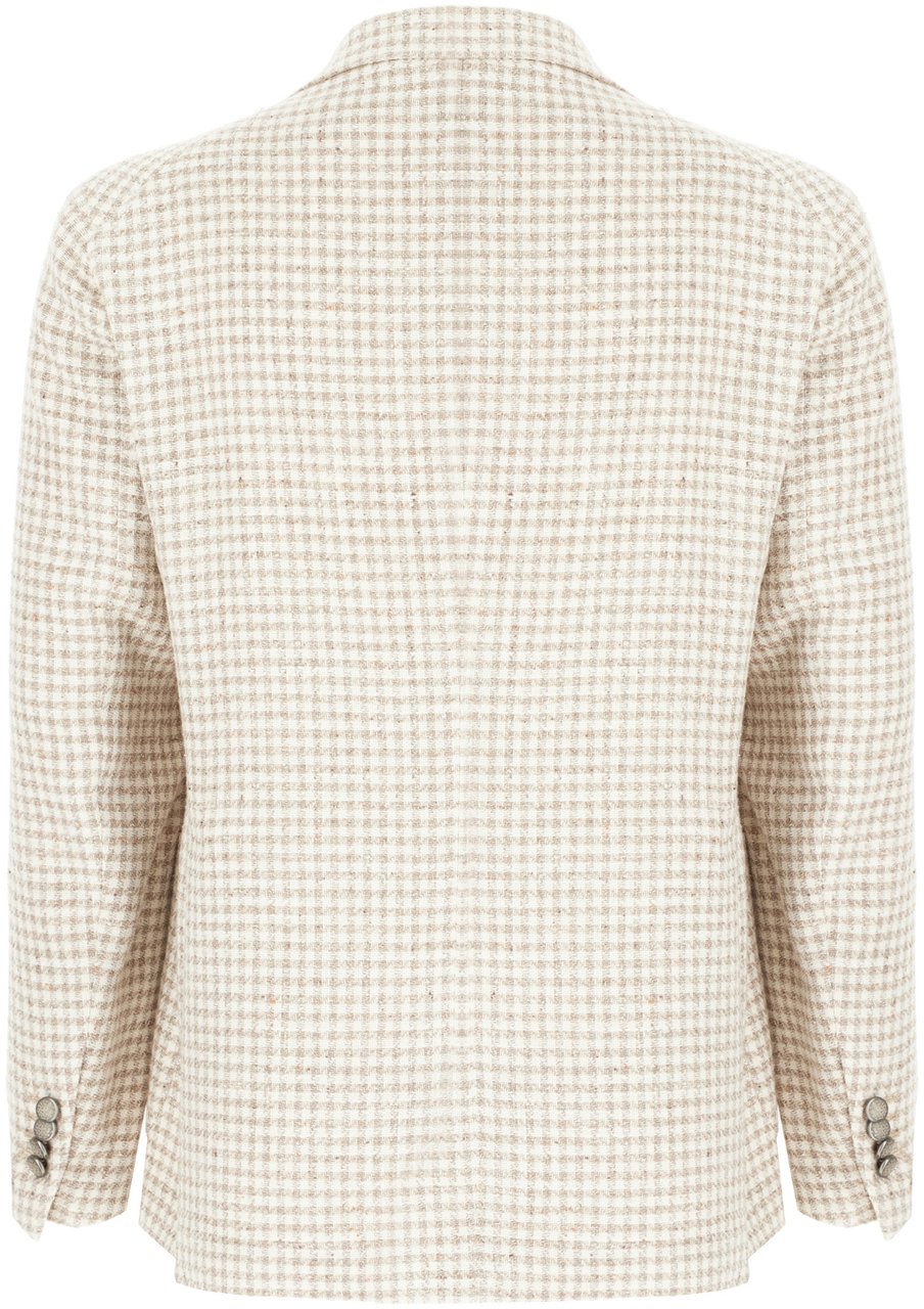 Tagliatore Tagliatore Embroidered stretch cotton blend blazer Divers