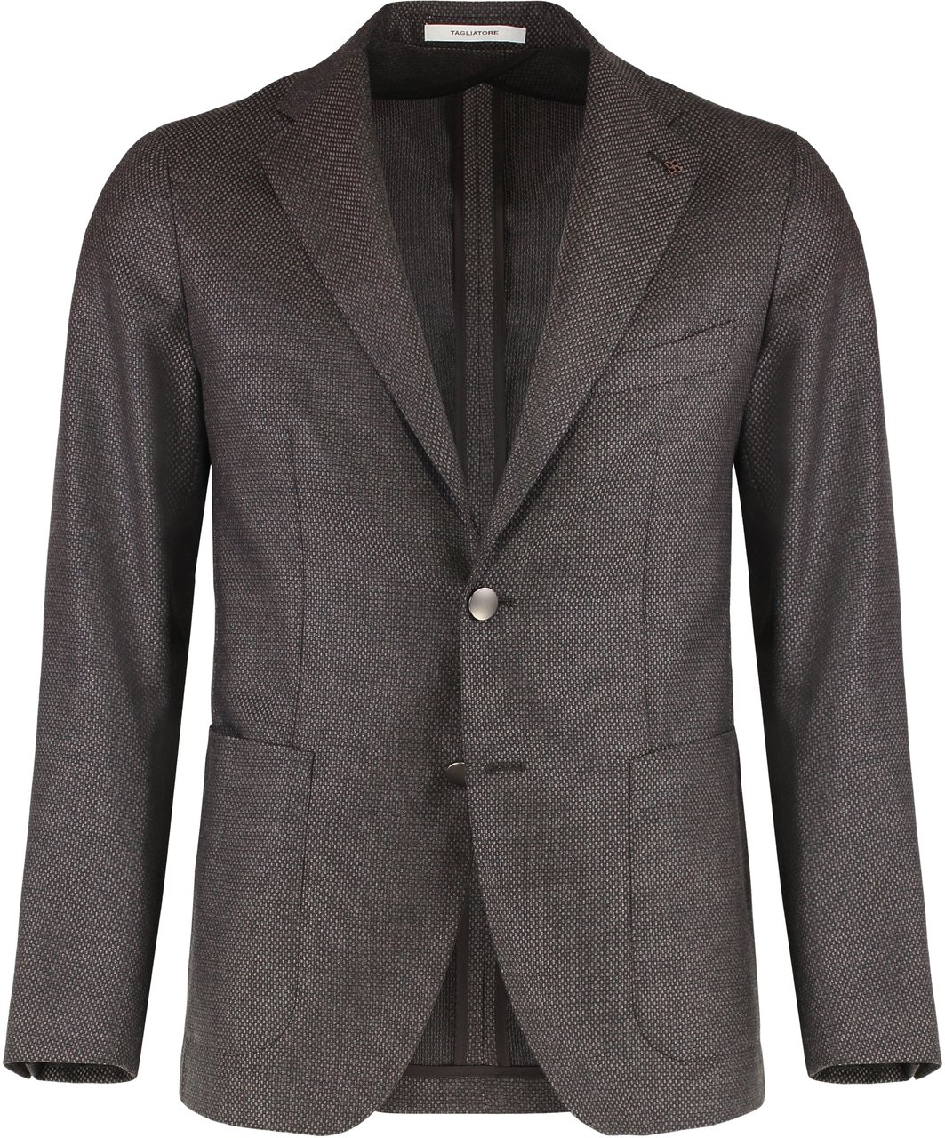 Tagliatore Single-breasted wool jacket Bruin