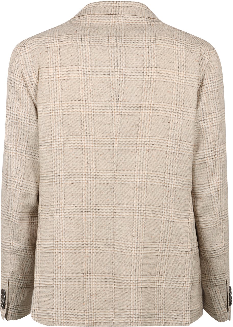 Tagliatore Prince of Wales checked jacket Beige